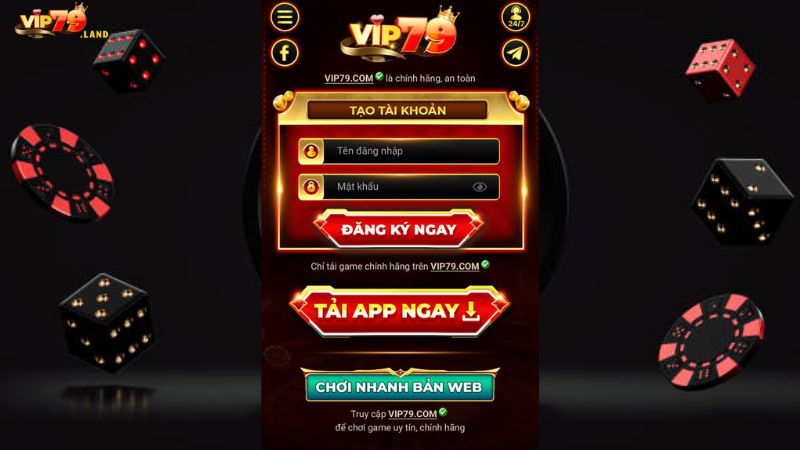 Hướng dẫn quy trình tải app Vip79 chi tiết cho tân thủ